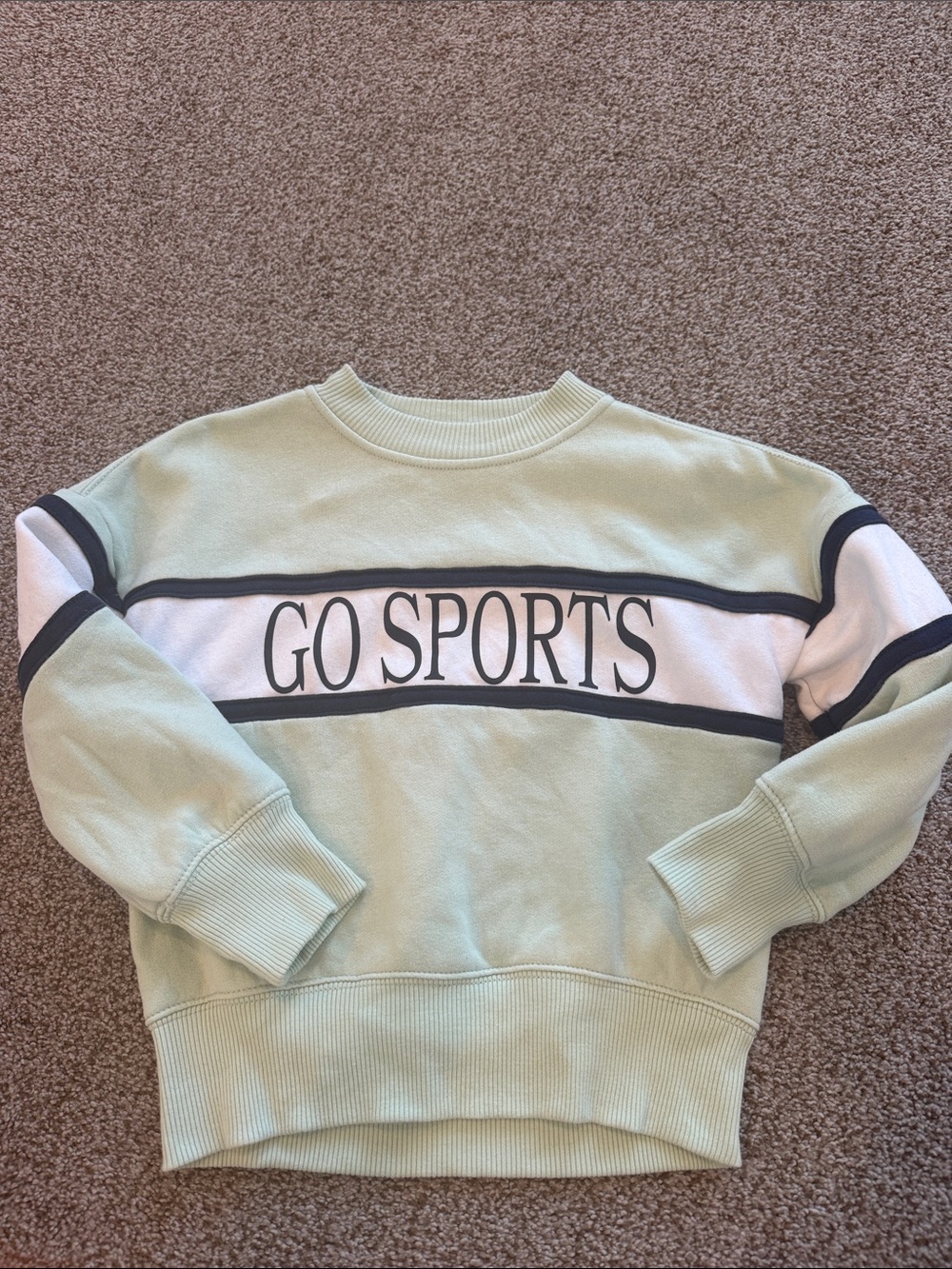 Abercrombie Kid ‘Go Sports’ long sleeve sweatshirt size 5/6